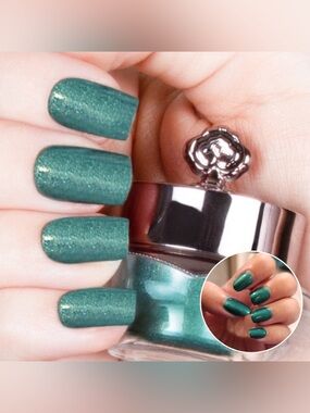 Sistaco Mineral Bond Dark Cyan - Classic Nail Powder - New - Sealed